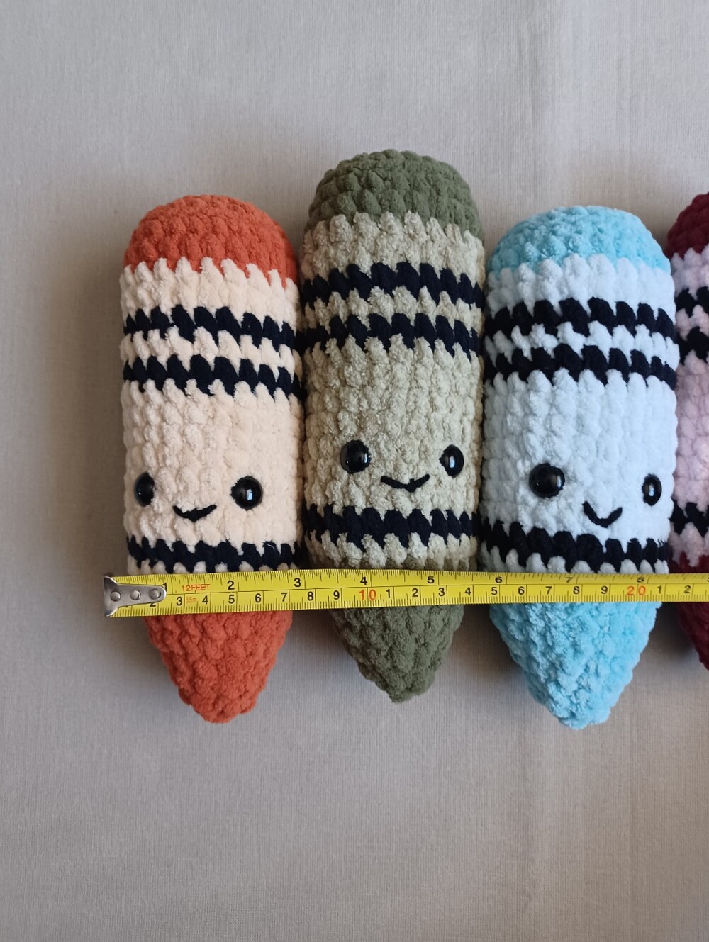Handmade Crochet Crayon Buddy - Picture 5 of 6